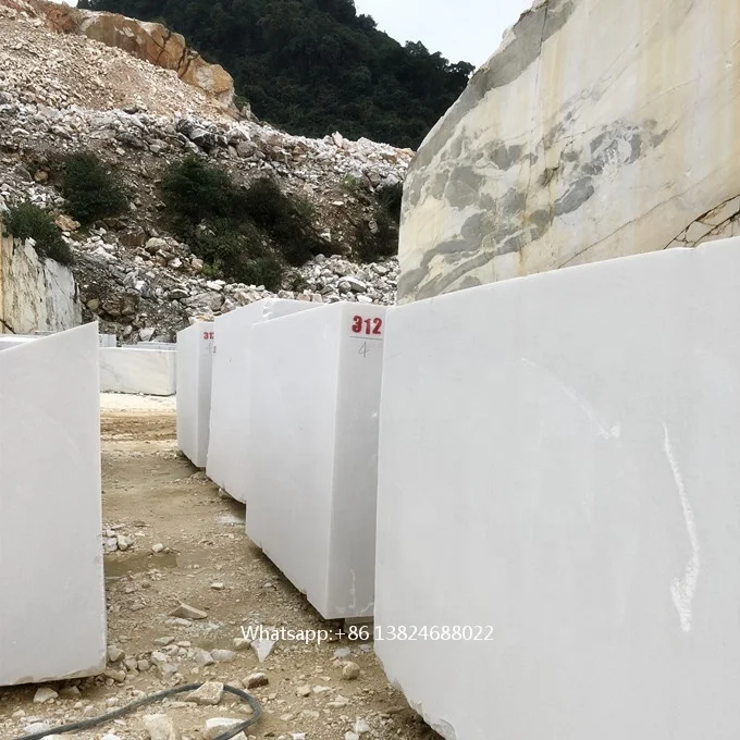 
Pure white marble slabs and stone blocks cut to size from vietnam suppliers 