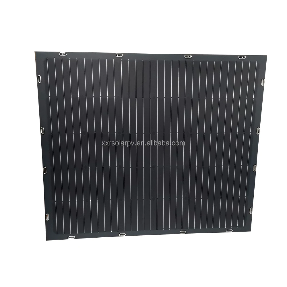 XXR Custom 210w full black lightweight solar panel for car & balcony easy installation