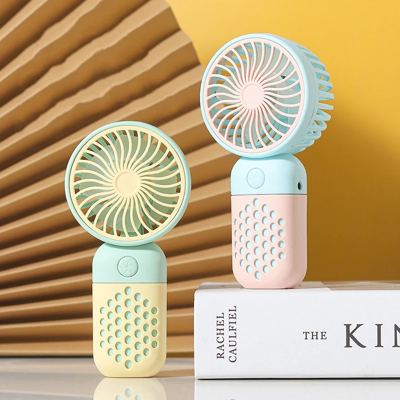 Wholesale Custom Electric Battery Powered Mini Small Handheld Fans Usb Rechargeable Portable Hand Held Mini Fan