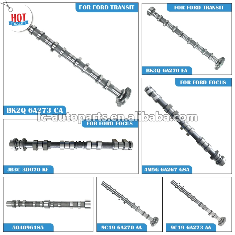 LC автозапчасти выхлоп двигателя и впускной Распредвал для Ford Transit Ranger Everest Focus Fiesta Ecosport Mondeo 140