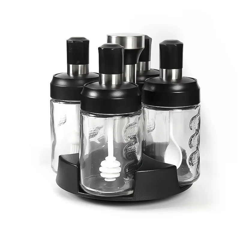 Wholesale Kitchen Gadgets Kitchen Transparent Seasoning Salt Pepper Storage Bottle Dispenser Food Storage