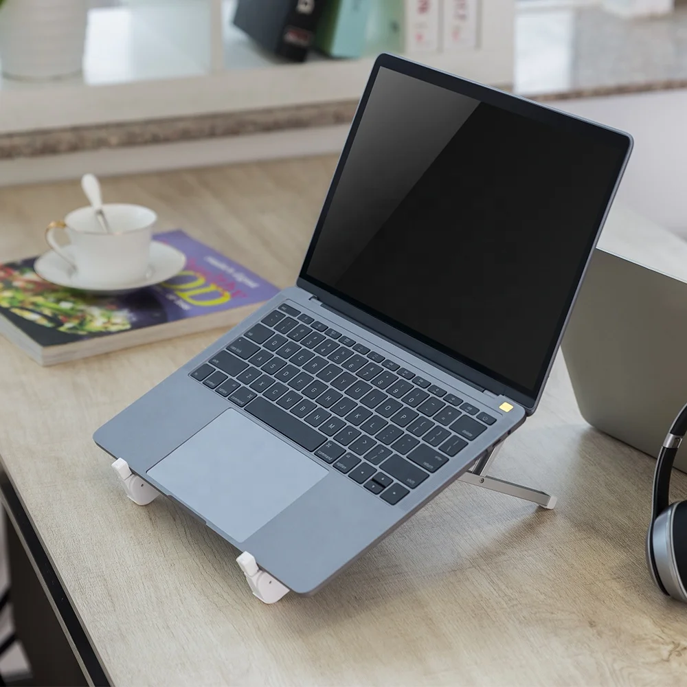 LPS03-2 Portable 6 Level Adjustable Aluminum Laptop Riser