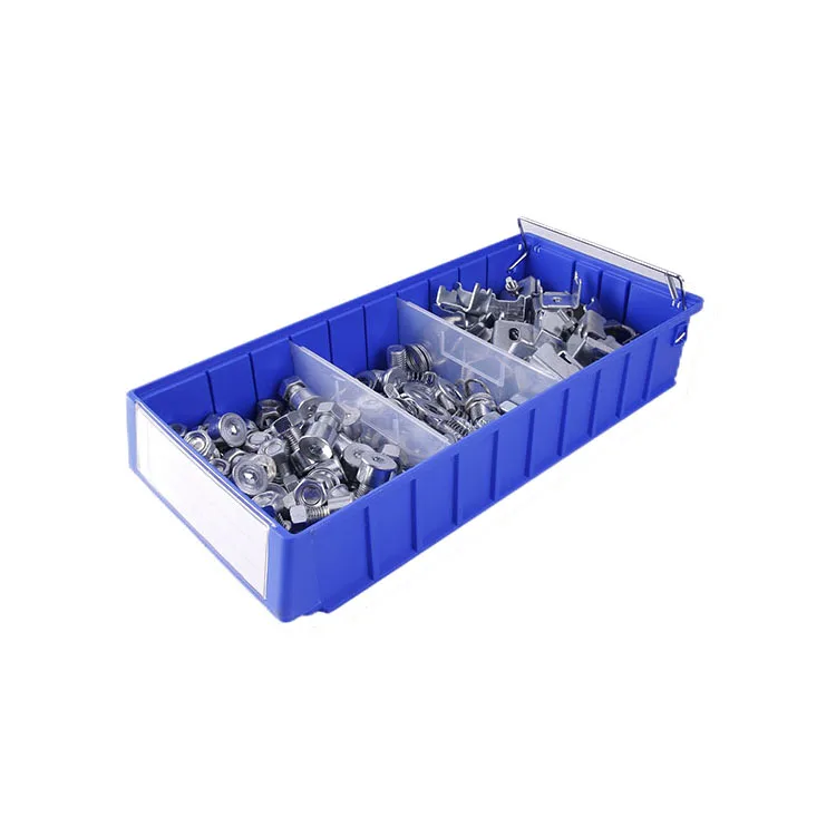 Stackable Storage Bins & Trays Organizer EU Standard Industrial Strong Plastic Plastic Box Carton Multifunction Blue Rectangle