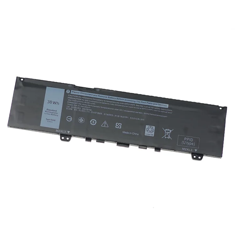 Аккумуляторная батарея F62G0 для ноутбуков Dell Inspiron 13 11,4 5370 7370 83G P87G, 7380 в, 38 Втч