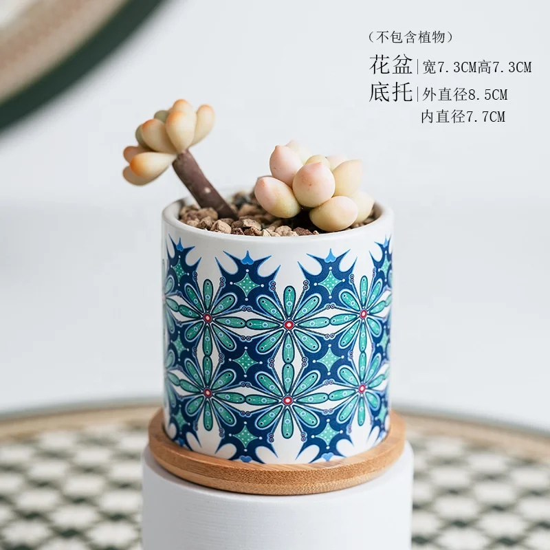 Northern European flowerpot ceramic meat pot European simple foreign trade wholesale flowerpot Amazon cross-border hot sale