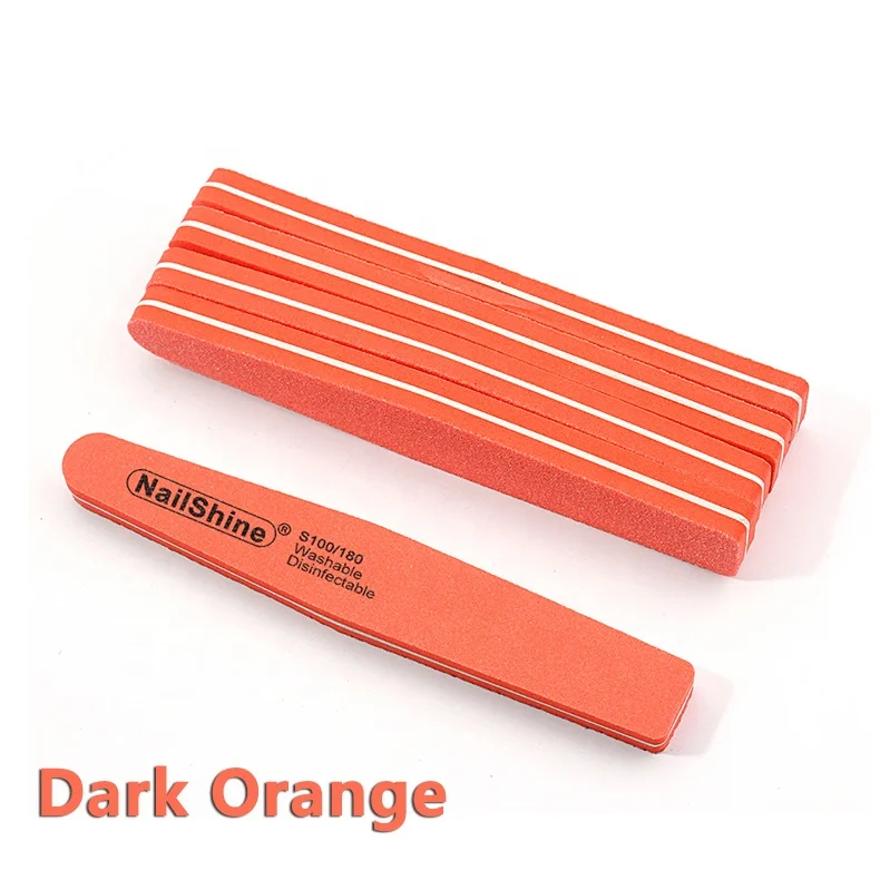 Моющиеся выполненный по индивидуальному заказу Женская маникюр ногтей 6 видов цветов 100/180 алмазная шлифовальная пилка для ногтей буфера шлифовальный пилочки для ногтей Губка