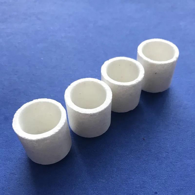 Small Refractory Mgo Magnesium Oxide Ceramic Crucible For Lab Analysis