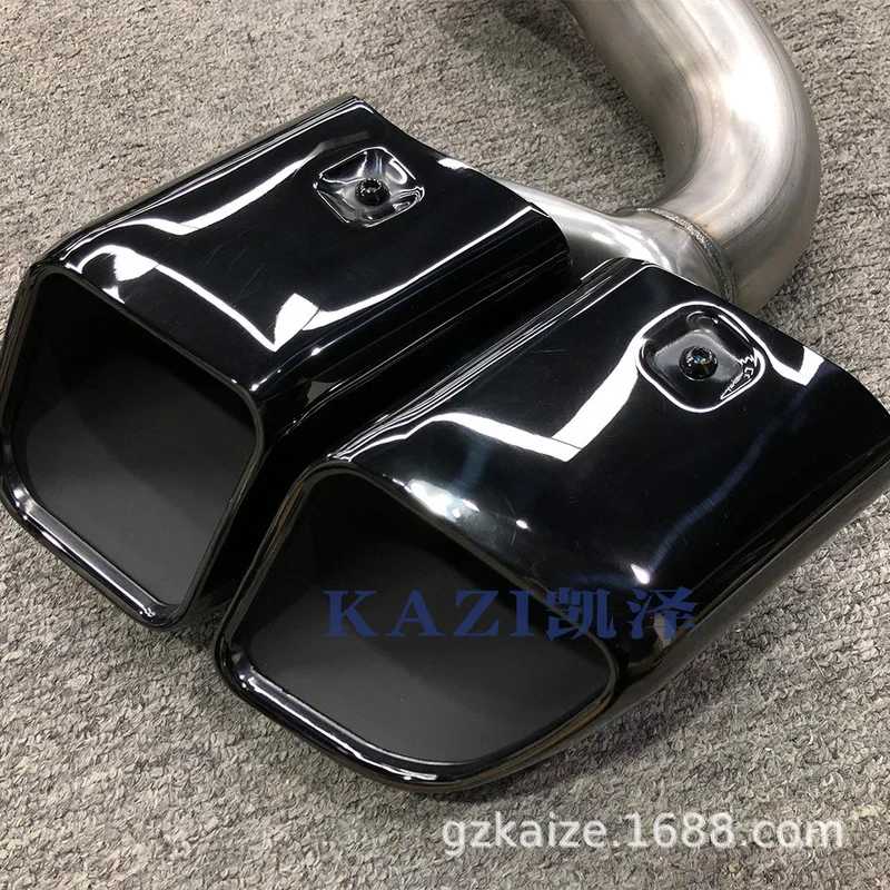 CISANG Suit for the Rear Accessories Drum of Tail Sleeve Exhaust Pipe Muffler with Square Mouth and Four Outlet Notail Pipes