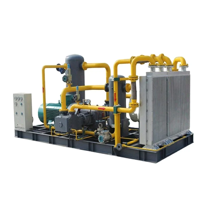 Industrial Electrical Low Pressure  LPG CNG Natural Gas Piston Compressor for Filling Station