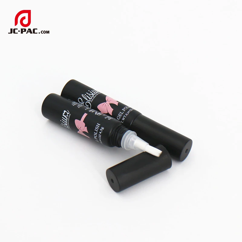
New Design Small Black Plastic Brush Tube for Nail UV Gel Polish 