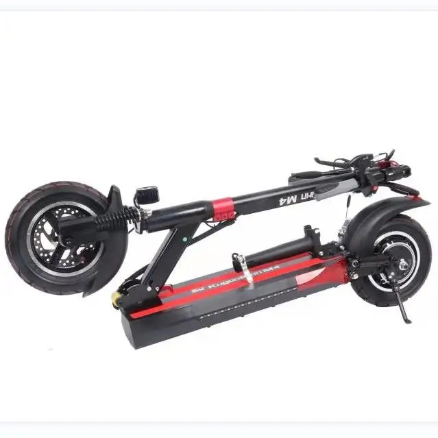 low cost white 4x4 dual suspension electric scooters with damper