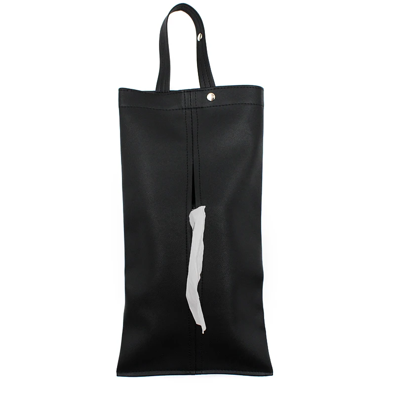 Подвесной держатель для салфеток, коробка из искусственной кожи для дома и автомобиля, диспенсер для салфеток, держатель, коробка, чехол