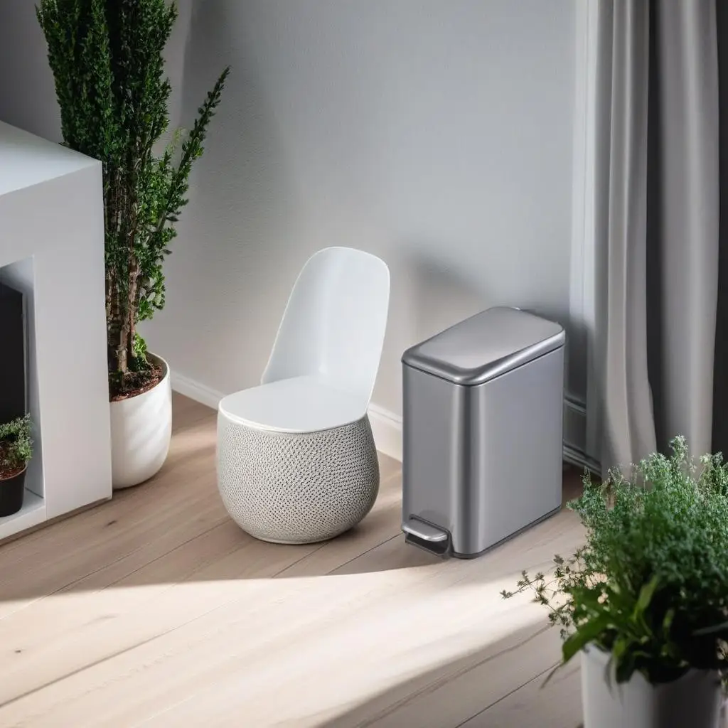 Cheap Galvanized Metal Round Toilet Brush With Holder