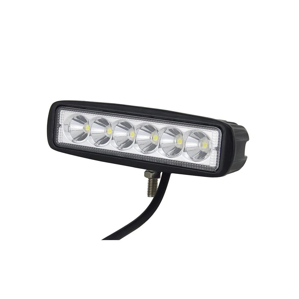 Светодиодная лампа для внедорожника, 6 дюймов, 18 Вт, рабочее освещение для грузовика, противотуманная фара