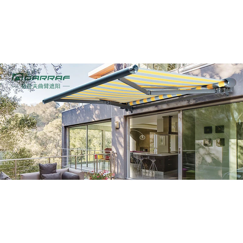 Outdoor Opening Automatic PVC Gazebo Systems Metal Garage Patio Awning Retractable Roofs