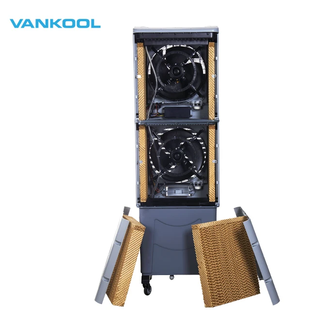 Air Cooling Industrial Coolers Large Floor Standing Evaporative Cooler Electric Plastic CB English Silk Screen Printing Fans 50
