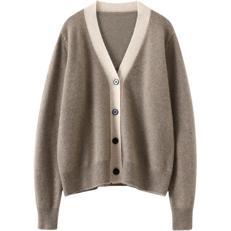 Promotional various durable using JYG151 mink fleece coat women loose coat womem sweater knitted cardigan