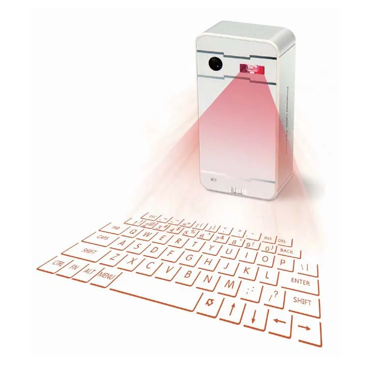 Маленькая портативная мини клавиатура лазерная Klavye Teclado беспроводная BT 3D Виртуальная проекция печать проектор клавиатуры