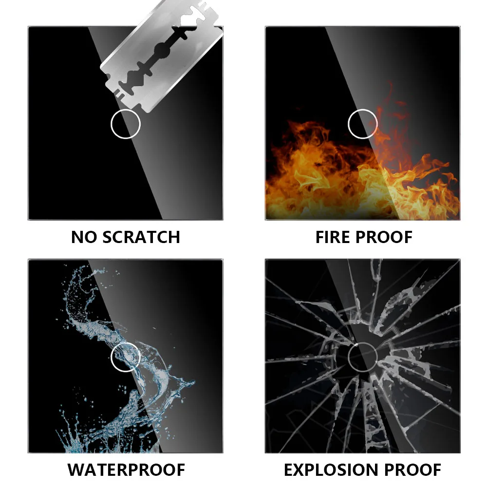 TAWOIA New style 90-250V 3 Gang Zigbee switch for smart home smart switch
