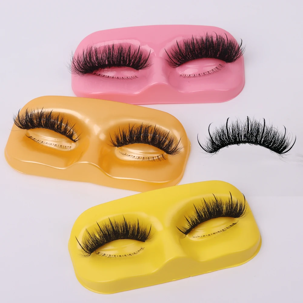 2024 New Products Spikes Eyelash Strip Lashes That Look like Eyelash Extensions 15-25mm Fluffy Mink Lashes