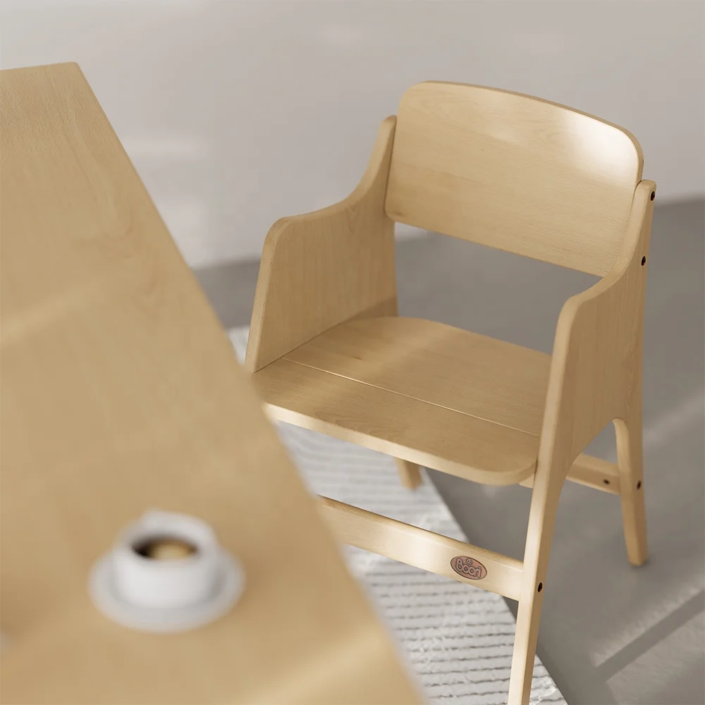 Only B2B Boori Wholesale Contemporary Minimalist Solid Beech Wood Dining Room Chairs