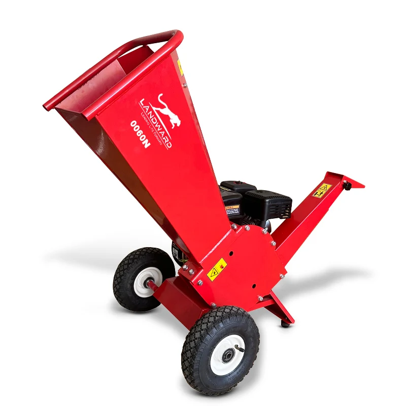 Mini Wood Chipper Machine Diesel Tree Branch Shredder Gasoline Engine Small Wood Crusher