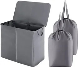 Trending New Arrival Laundry storage dust bag basket box canvas custom logo bag