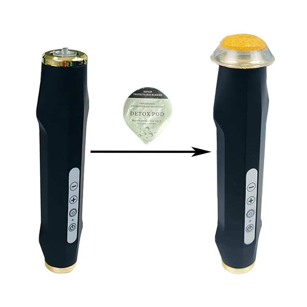 Oxygenation Pod Capsule Gel Led Light Therapy Face Neck Massager Bubbles Pods Kits Hydra Hydrodermabrasion Facial Machine