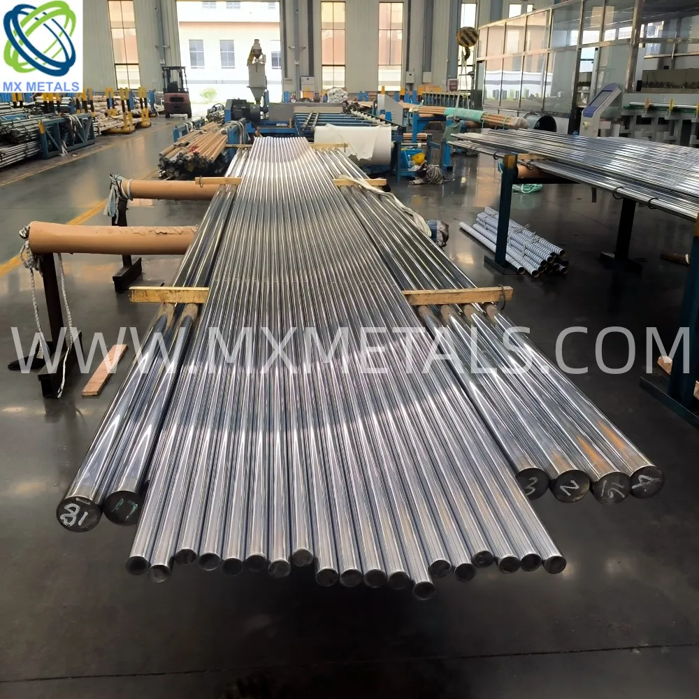 Hydraulic Cylinder Rod SUS431 42CD4V CK45 f7 Hard Chrome Rod and Piston Rod 0.2/1000mm Straightness