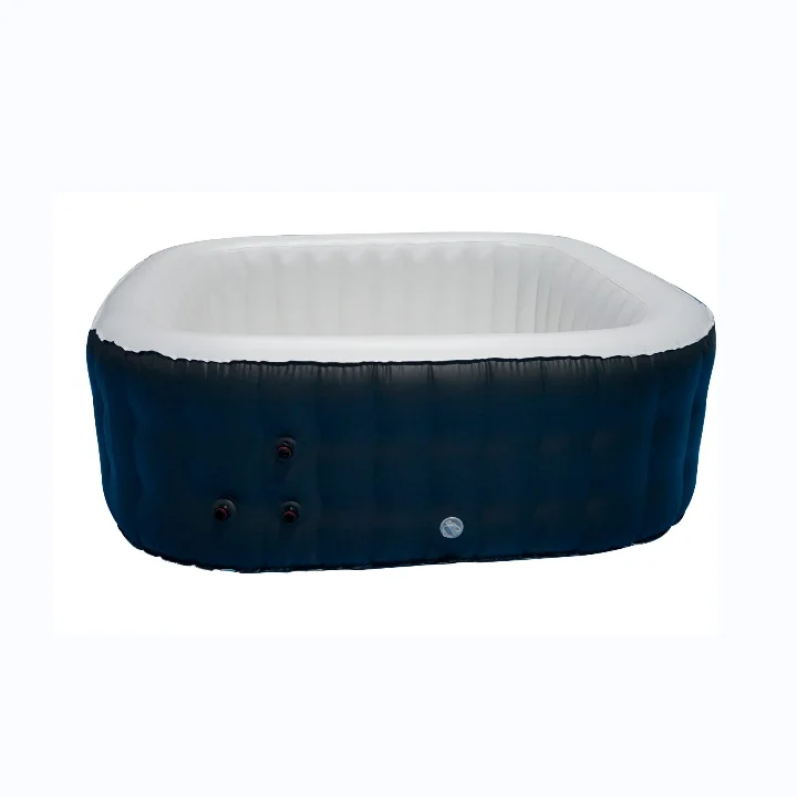 Durable technique pvc square Spa Bubble Deluxe Inflatable Tub hydro massage Round Hot Tube outdoor