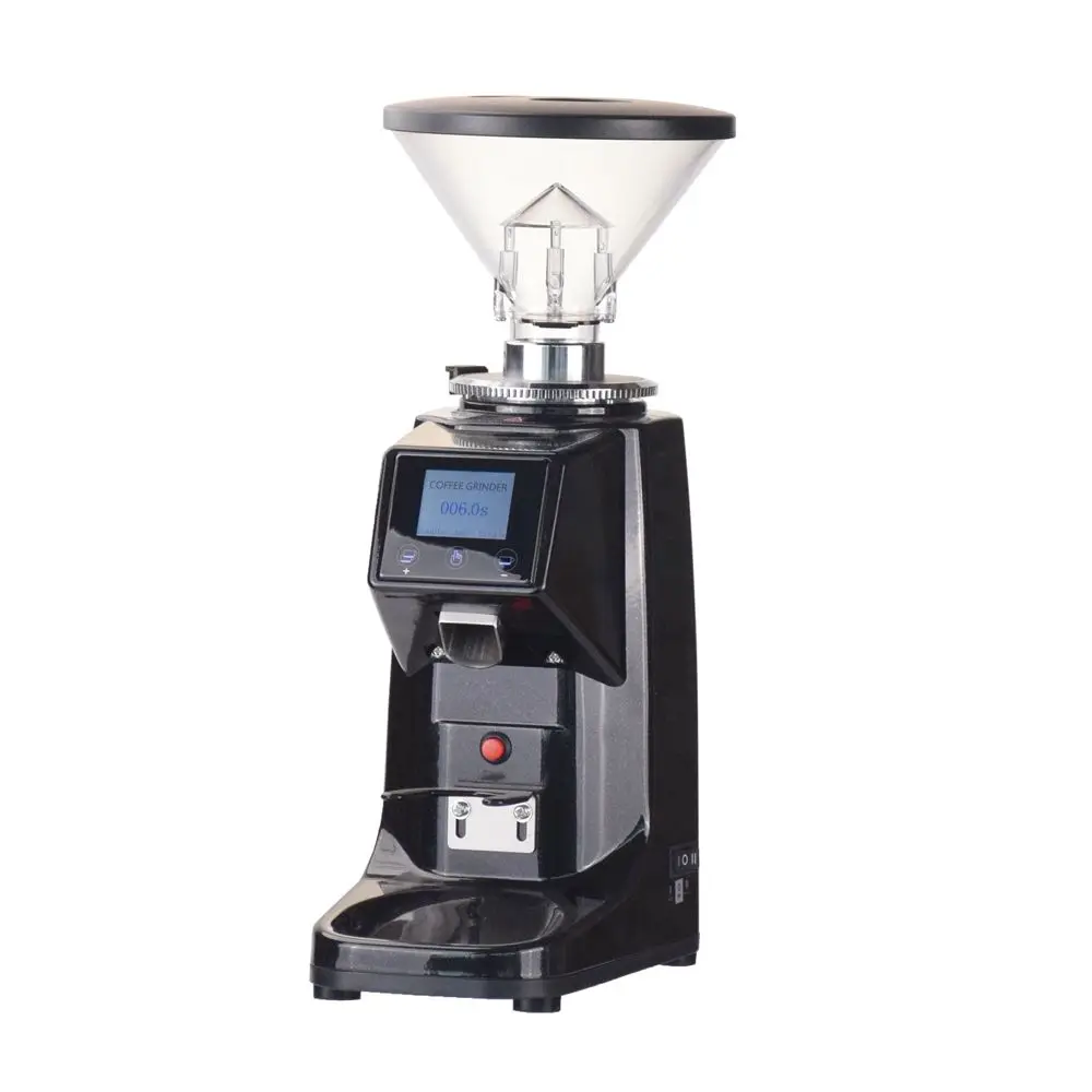 Electric Ecocoffee Commercial Coffee Shop Grinder Espresso Flat Whetstone 500 g Coffee Miller Touch panel Bean Crush Maker