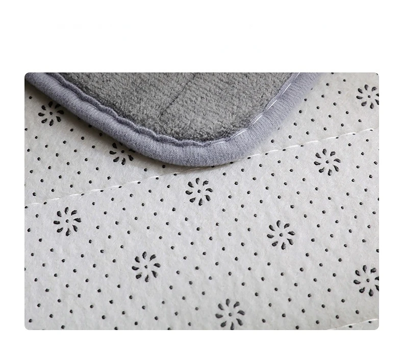 Bedroom Mat Absorbent Embroidered Floor Mat Porch Door Mat Carpet Bath