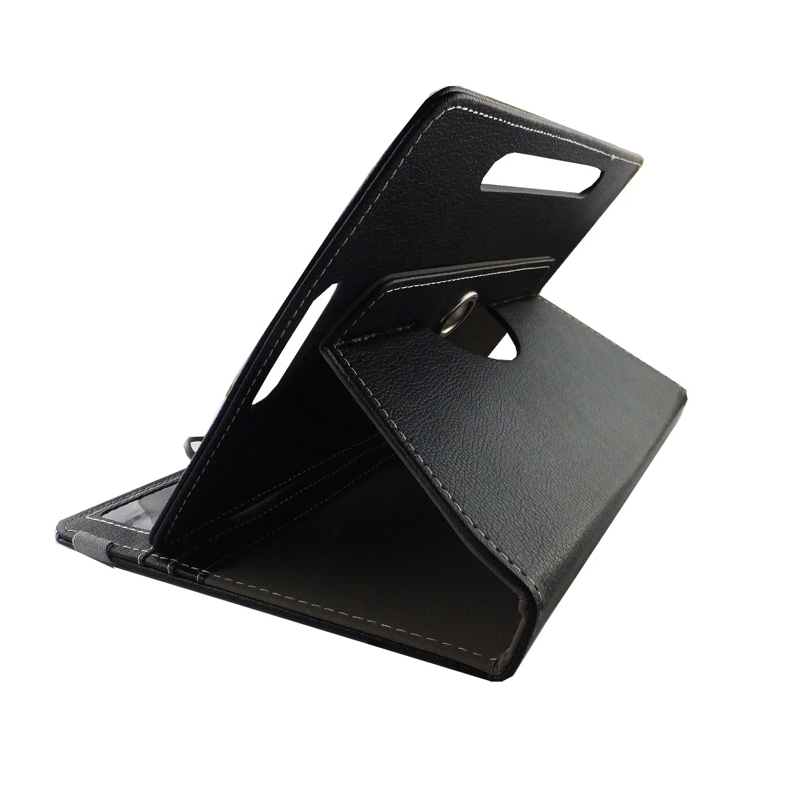 Black 360 Rotary PU Leather Universal Tablet Cases Covers For 8 Inch Samsung/Kindle/iPad/Lenovo/Huawei Tablet PC