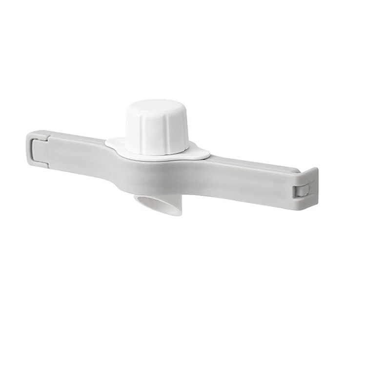 Snack Plastic Pour Clips Seal Storage Bag WIth Discharge Nozzle Household Double Opening Chip Bread Food Sealing Clip