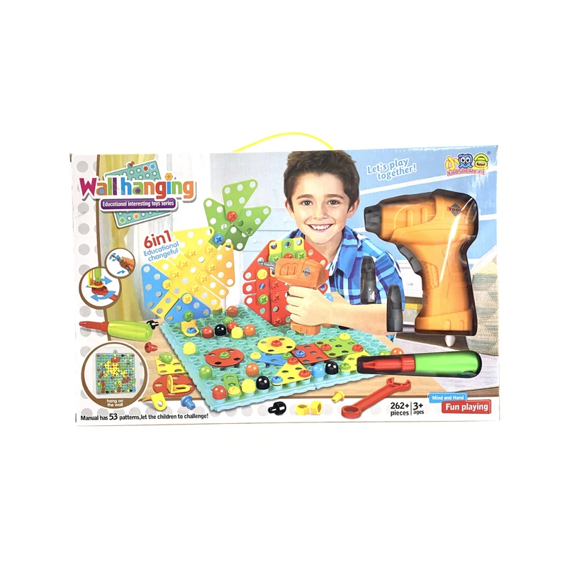 Kids 6 in 1 Intellect Logic Puzzle Game Wall Hanging Educational toys Interactive Improve Concentration Puzzle Games Toys