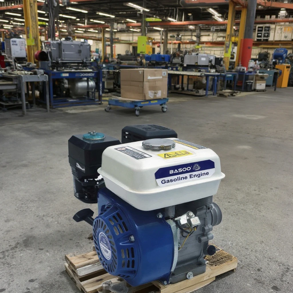 New Used 212cc Gasoline Engine Go Kart 6HP Petrol Garden Tool Recoil Start Pump Gearbox Core Components Machinery Boat