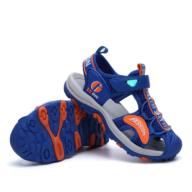 Модная удобная прочная детская обувь оптом от китайского поставщика сандалий для мальчиков
