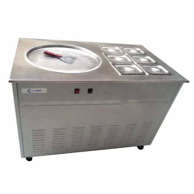 Thailand rolls double pan fried ice cream machine and  low price