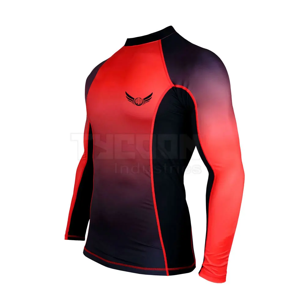 Breathable Gym Wear Rash Guard Fight Training Gear Rash Guard High Quality New Style Men Rash Guard