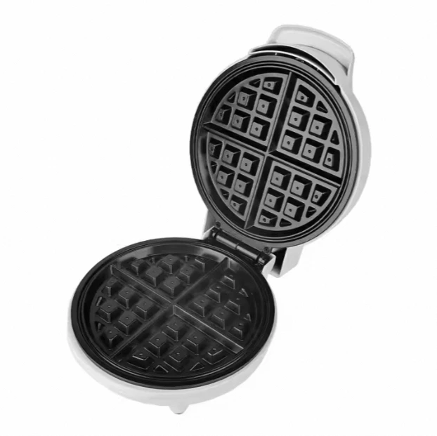 SNACK Round waffle maker Lazy people must have,non-stick pan easy to clean portable customizable