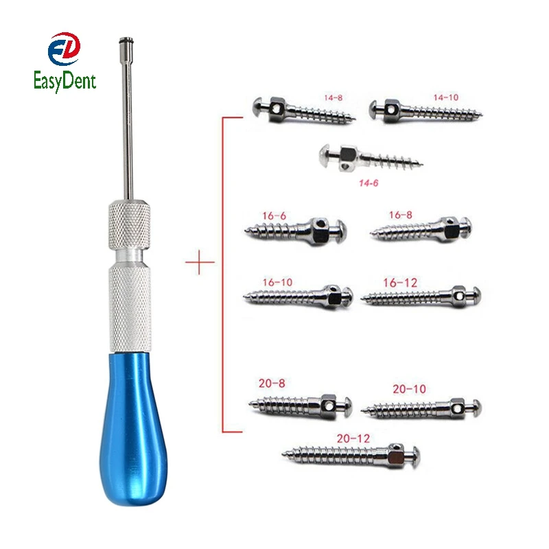 Стоматологическая Ортодонтическая отвертка микроотвертка ручка для имплантов инструмент самосверления стоматологическое устройство винтовой зубной имплантат