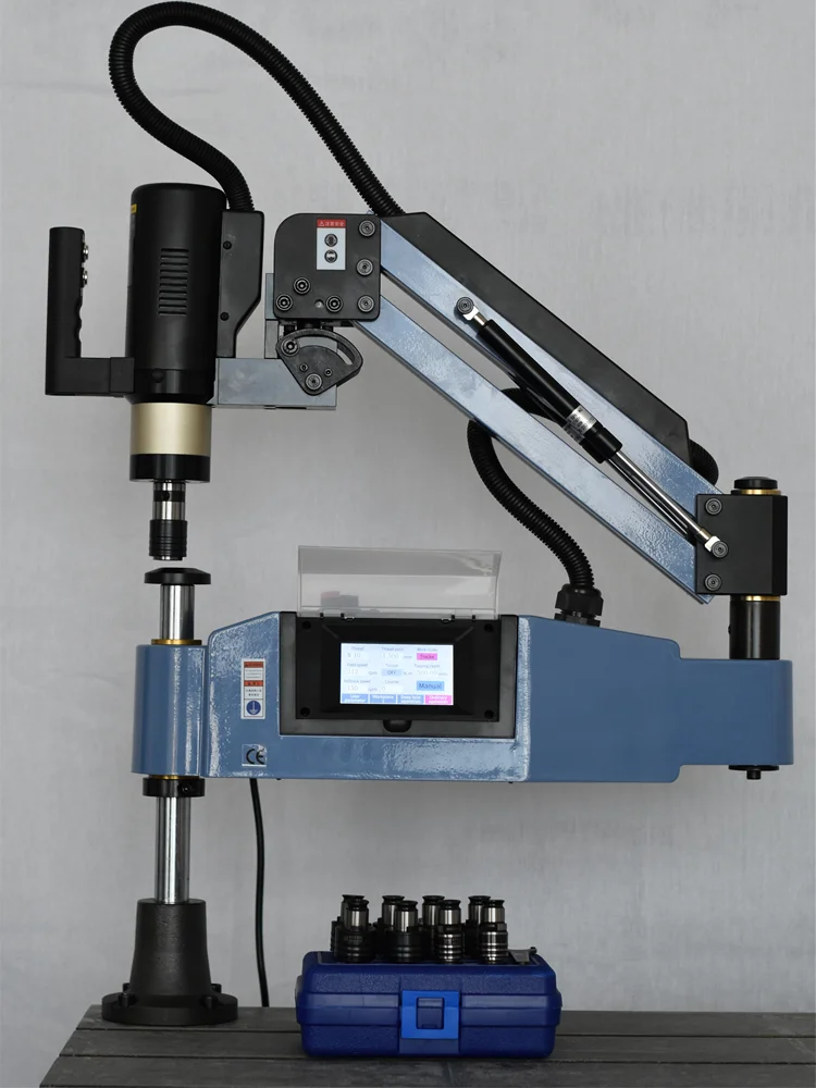 High Quality M3-M16  Electric Vertical Tapping Machine Flexible Arm Automatic Horizontal Wire Air Tapping Tool Drilling Machine