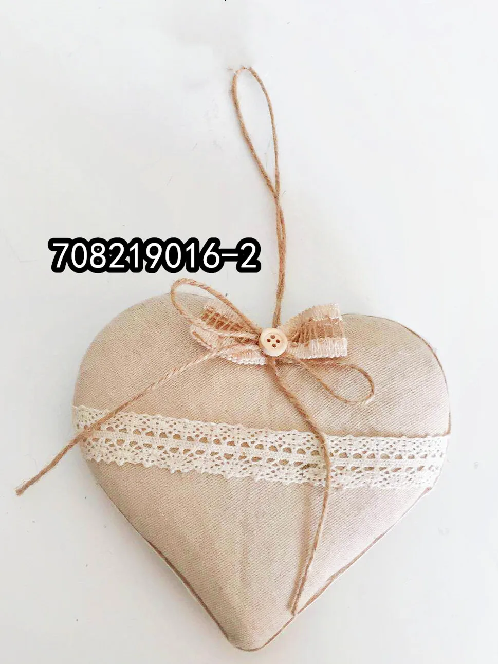 2022 Easter hot selling  Linen natural hemp rope handmade decorative handing Easter eggs