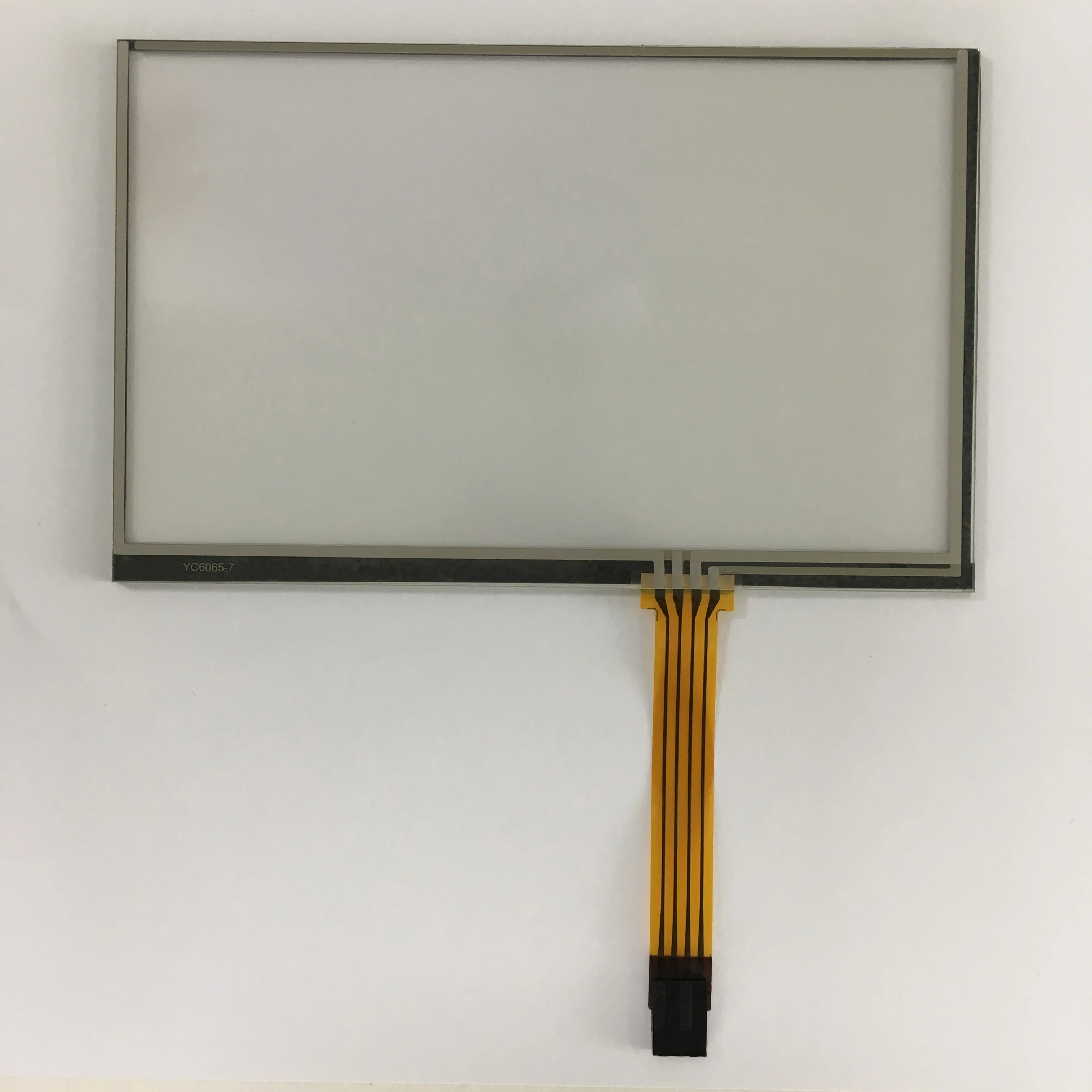 custom made 2.0mm PMMA cover lens+ film+film 4.3 inch 4 wire resistive touch screen panel