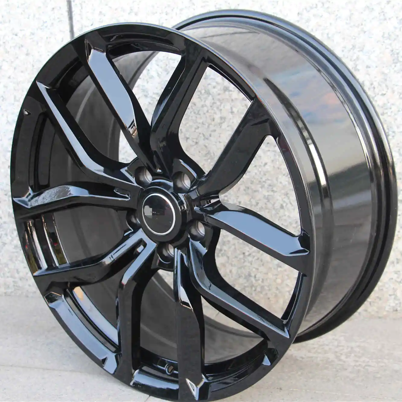 Exclusive to high-end SUVs Large size  All black wheels alloy wheel rims PCD5x108-120mm20 22 24inch forrover