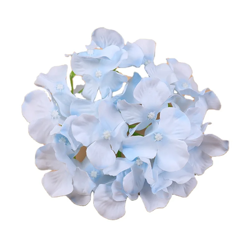 hot sale cheap hydrangeas flowers artificial wedding decorative, colorful artificial wholesale flowers