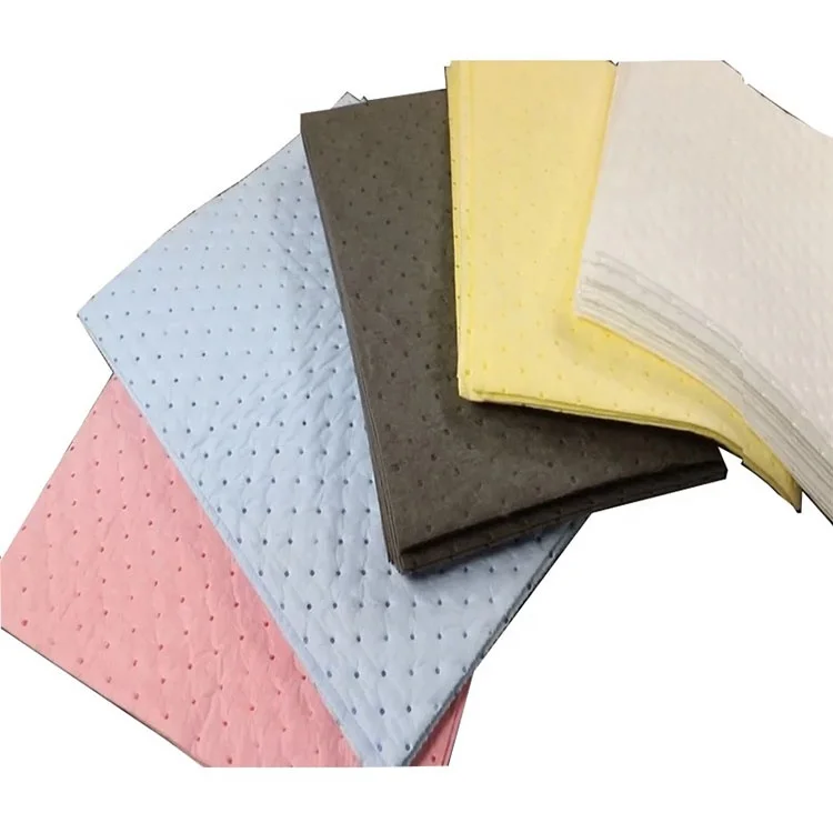 hign Quality chemcial Absorbent Pad for Industrial absorb universal spill kits for laboratory work safety