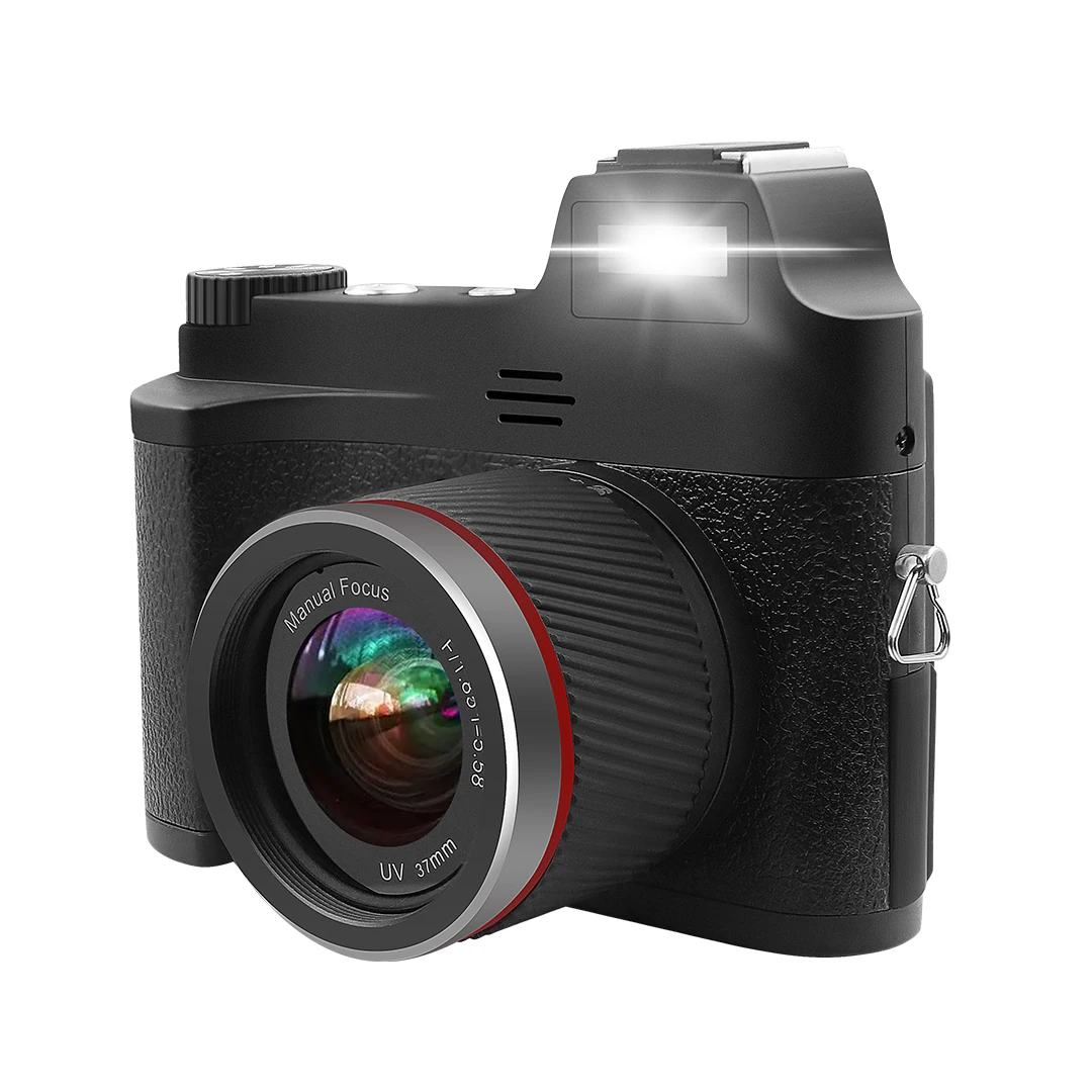 Новейший дешевый DSLR style HD объектив 4K 48MP Портативная Цифровая видеокамера профессиональная vlog