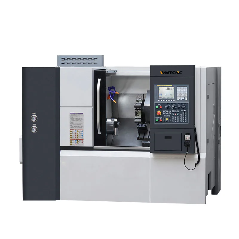 SHL400/350 horizontal cnc torno machines slant bed lathe 8-station servo turret