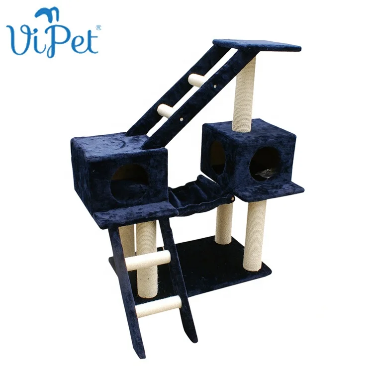 Supply Professional Eco-friendly Cat Tree Playground Cat Scratcher Cardboard House Cat Toy Tree